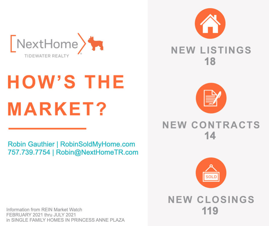 Princess Anne Plaza Homes for Sale & Sold in VA Beach V